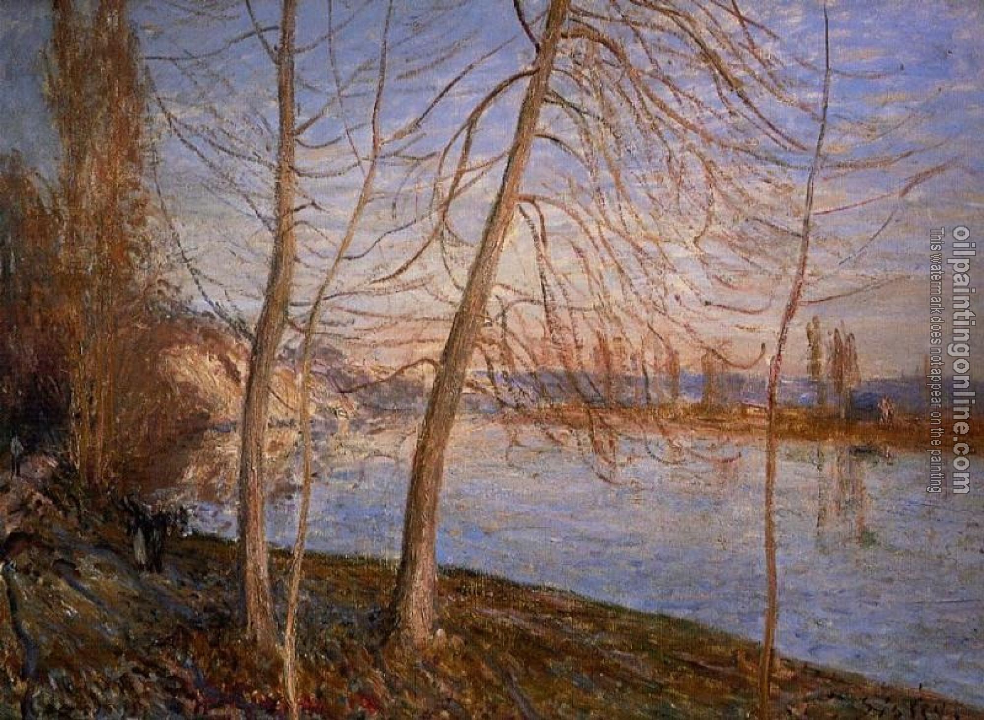 Sisley, Alfred - Winter Morning, Veneux
